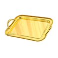 thumbnail image 1 of Serving Tray Dessert Tray Luxury Decorative Tray for Tea House Kitchen Parties gold, 1 of 8