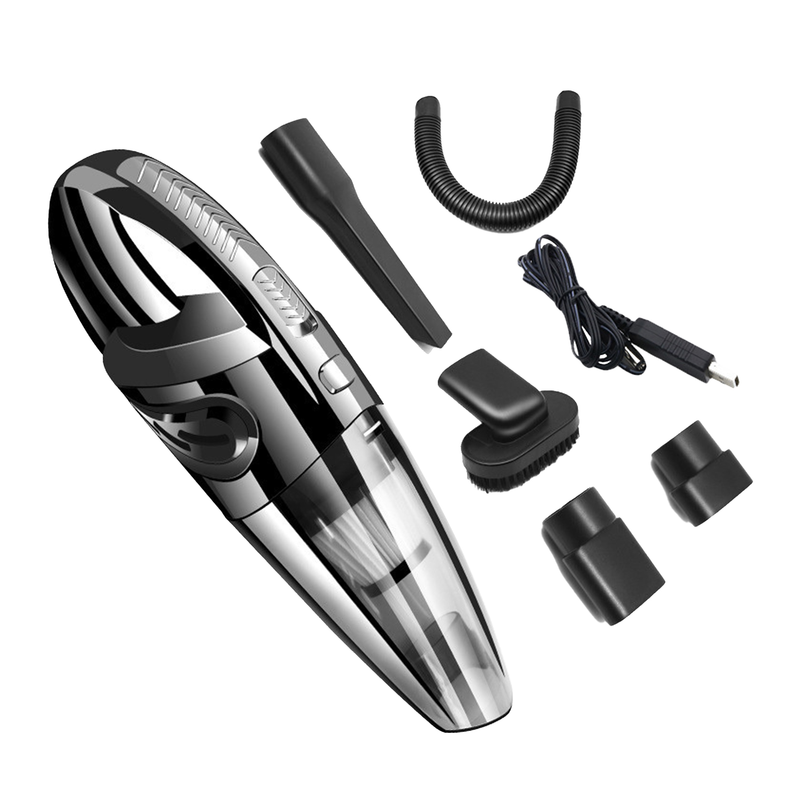 3000Pa 120W Car Vacuum Cleaner Portable Handheld Vehicle Vacuum Cleaner Strong Suction Vacuum Cleaner for Pet Hair Dust Gravel Cleaning Home Office