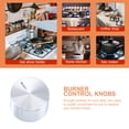 thumbnail image 2 of MasteelfCA 5pcs Burner Control Knobs Premium Replacement Stove Knobs Aluminium Alloy Stove Knobs, 2 of 9
