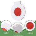 thumbnail image 3 of Uxcell Microfiber Bullseye Targets Competition Game Target Shooting Practice Fabric Pad Disc Accuracy Training Tool 8cm, 3 of 5