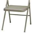 thumbnail image 3 of MECO Sudden Comfort Ensemble de Chaises Pliantes Tout en Acier, Dentelle Chicorée (Ensemble de 4), 3 of 3
