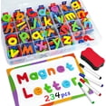 thumbnail image 1 of Coogam Magnetic Letters 234 Pcs Foam Alphabet ABC Fridge Magnet, 1 of 8