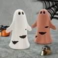 thumbnail image 5 of Boo w/ Bats Cut-Out Pink Ceramic LED Holder - 6.75 inches, 5 of 5