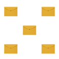 thumbnail image 2 of Wweixi File Document Bag Stay Organized And Enjoy Durable Felt Felt Folder Organizer yellow 5Set, 2 of 6