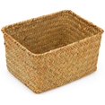 thumbnail image 4 of 6X Seagrass Storage Basket, Multisize Handmade Rattan Shelf Baskets & Home Storage Bins Baskets for Decoration, 4 of 6