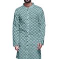 thumbnail image 2 of Atasi Cotton Printed Kurta Set For Men Designer Casual Kurta Pajama Clothing, 2 of 2