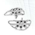 thumbnail image 2 of tredstone Motorcycle Foot Pegs Rest Footrest Pedals for Touring Electroplate, 2 of 9