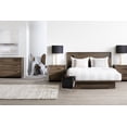thumbnail image 3 of South Shore Tao Full/Queen Headboard with Open Storage Space, in Natural Walnut, 3 of 10