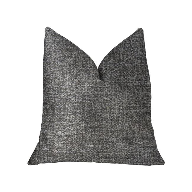Dolphin Gray Luxury Throw Pillow, 24 x 24 in.