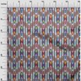 thumbnail image 2 of oneOone Tissu Viscose Chiffon Rayé Ikat Imprimé au Mètre 42 Pouces de Large, 2 of 4