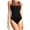Black, variant on Women Swimwear New Black Sexy Gauze Backless Elastic Beachwear BK/XXL