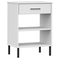 thumbnail image 4 of vidaXL Console Armoire Buffet Rangement avec Pieds en Métal Bois Massif Pin OSLO, 4 of 6