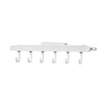 thumbnail image 1 of UsRHHA Pull-Out 6 Hooks Kitchen Utensils Storage Rack, No-Drill Adhesive Mount Under Cabinet Organizer, Multi-Purpose Hanging System, 1 of 1