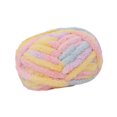 thumbnail image 3 of Luzkey Chunky Wool Yarn Jumbo Yarn Washable Hand Knitting DIY Weight Yarn Bulky Yarn for Tapestry Bed Fence Throw Rug Making Yellow Violet Color Blue, 3 of 8