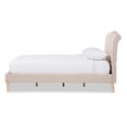 thumbnail image 3 of Fannie Queen Platform Bed in Beige, 3 of 6