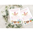 thumbnail image 4 of Darling Souvenir White Birthday Invitation Card 28 Pcs Fill or Write In Blank Invites Printable Party Supplies 5 x 7 Inches, 4 of 5