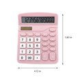 thumbnail image 3 of Desk Calculator Large Display Calculator Dual-Power Handheld Desk Calculator with 12 Digit Large Lcd Display for Students & Kids, 3 of 7
