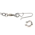 thumbnail image 4 of GROWTH TANK Pet Bird Leash Parrot Foot Chain Stainless Steel Training Anklet 07, 4 of 9
