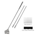 thumbnail image 2 of Stainless Steel Aquarium Algae Scraper with 10 Blades - 90cm Length, Silver Fish Tank Cleaner Tool for Easy Algae Removal, Non-Dead Angle Design, Gift Box Packaging, Suitable for Freshwater Aquariums, 2 of 6