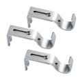 thumbnail image 3 of GROWTH TANK Set of 3Pcs Adjustable Curtain Rod Wall Bracket Hook Holder, 3 of 7