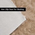 thumbnail image 4 of LAICAIW 5x7 Area Rug Beige Rug Fluffy Shag Rug Washable Faux Sheepskin Fur Rug Throw Rugs for Living Room Plush Bedside Rug Fuzzy Rug Home Decor Rectangle, 4 of 7