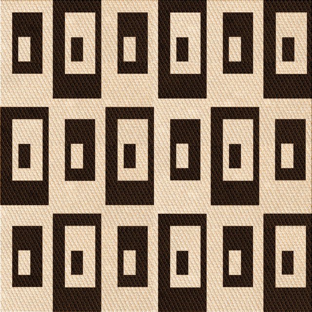 Ahgly Company Machine Washable Indoor Square Transitional Deep Peach Orange Area Rugs, 5' Square