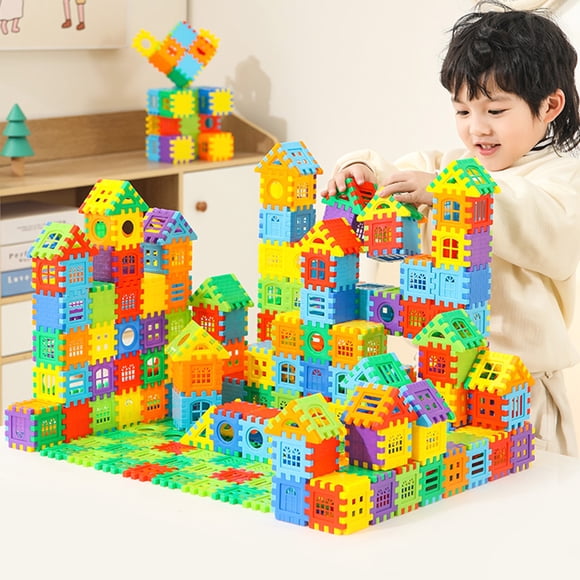 1 Ensemble Jouet de Construction Créatif Blocs de Construction pour Enfants Jouets Blocs Gaufrés Géants Jouets d'Apprentissage pour Enfants