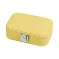 thumbnail image 3 of Double Layer Jewelry Storage Box Organizer Durable High Quality PU Leather Storage Box for Travel and Business Trips, 3 of 3