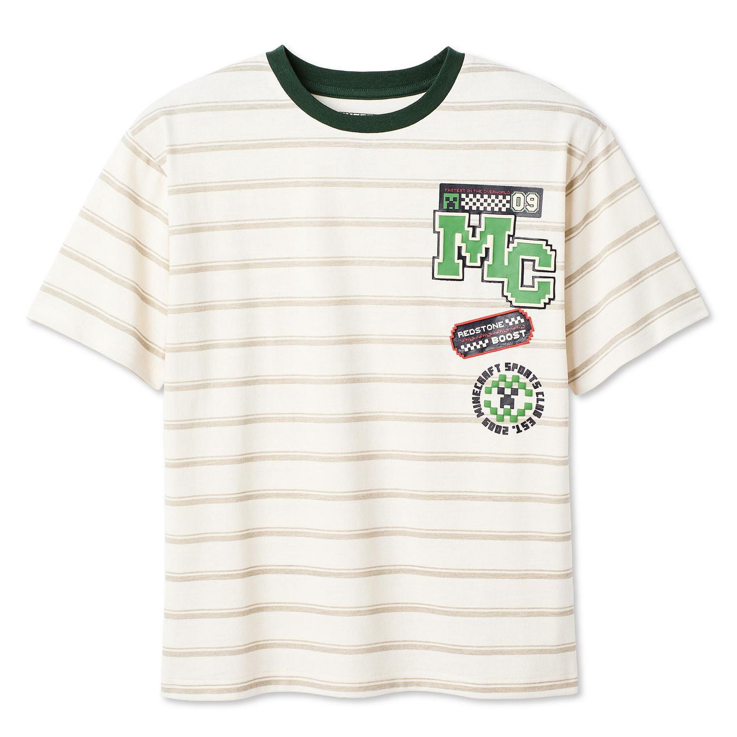 T-shirt à imprimé graphique Minecraft pour garçons