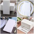 thumbnail image 2 of OULII Guest Towels Disposable Bathroom Thick Folded Design White Paper 100pcs, 2 of 7