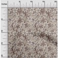 thumbnail image 2 of oneOone Polyester Spandex Brun Tissu Floral Rétro Couture Métiers Projets Tissus Imprimés par Yard 56 Pouces de Large, 2 of 5