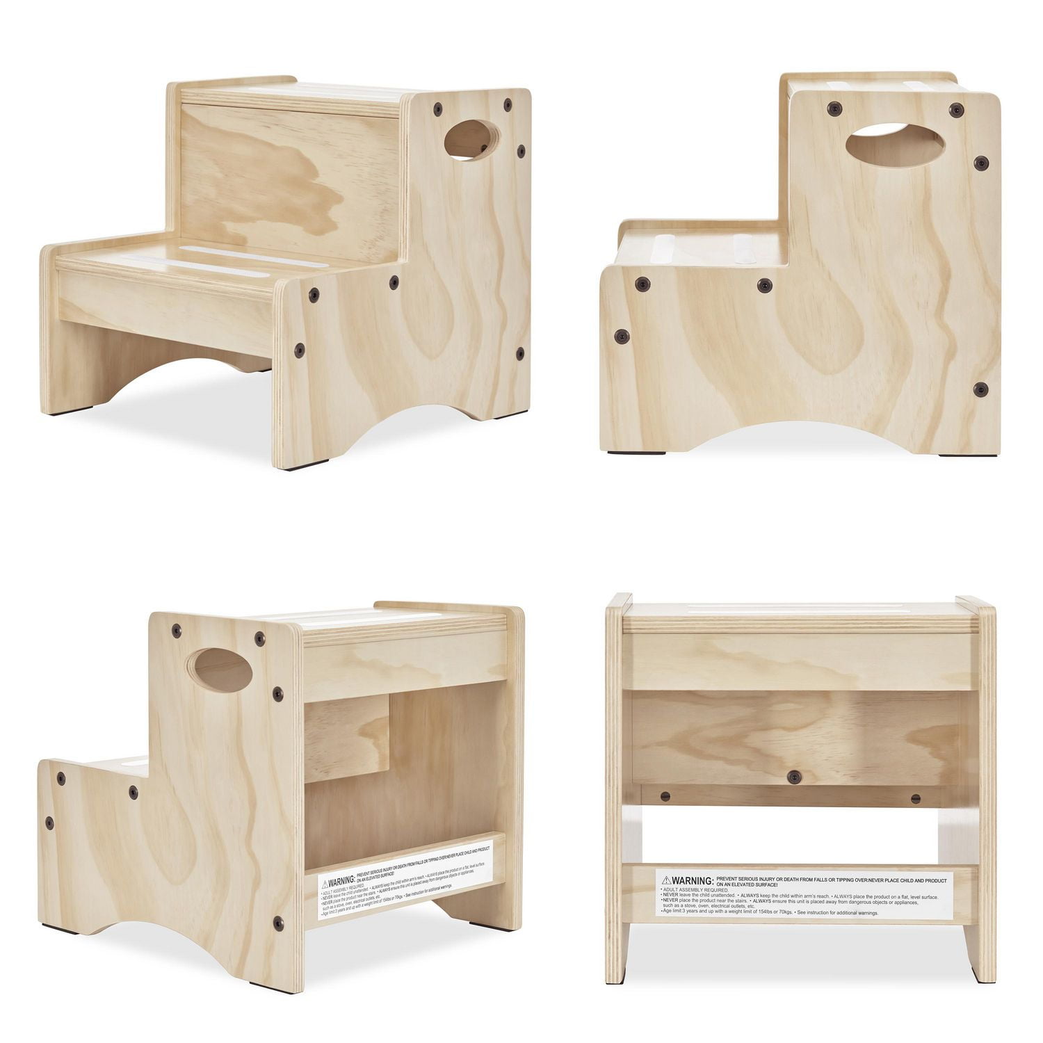 Dream On Me Little Steps Step Stool / Anti-slid base / Multipurpose Kids Step Stool / Sturdy & solid stool for kids