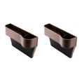 thumbnail image 3 of mmirethe Gap Filler Organizer High Performance with Cup Holder Brown Right 2Set, 3 of 6