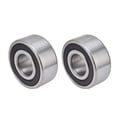 thumbnail image 2 of 2Pcs Double Row Ball Bearing Steel Ball Bearings Double Shielded Flange For Planetary Reducer, 2 of 8