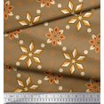 thumbnail image 2 of Soimoi Velvet Fabric Dot & Floral Decorative Decor Fabric Printed Yard 58 Inch Wide, 2 of 3