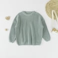 thumbnail image 5 of Kcodviy Tout-Petit Bébé Fille Garçon Tout-Petit Fille Chandail à Capuchon Chandail Tricoté Col Rond Grandes Filles Chandail à Capuchon Manches Longues Chandail Molletonné Cardigan pour Fillette Vêtements d'Automne Hiver, 5 of 5