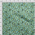 thumbnail image 3 of oneOone Cotton Poplin Light Green Fabric Florals Craft Projects Decor Fabric Printed By The Yard 56 Inch Wide, 3 of 4
