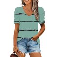 thumbnail image 2 of Birdeem Blouses pour Femmes Mode Décontractée Manches Courtes T-Shirt Ample Blouse Tops, 2 of 12