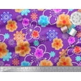 thumbnail image 3 of Soimoi Poly Georgette Fabric Artistic Floral Decor Fabric Printed Yard 42 Inch Wide, 3 of 3