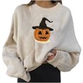 thumbnail image 1 of EQWLJWE Sweat à Capuche pour Femmes, Halloween Mode Femmes Décontracté à Manches Longues Imprimé Sweat-Shirts Tops, Offres, Rabais, 1 of 9