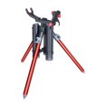 thumbnail image 1 of DYNWAVECA Support de Trépied pour Canne à Pêche, Angle Ajustable, Support Léger, Équipement de Rangement pour Canne, Support Pliable pour Navire, Marine, Kayak, long, Rouge, 1 of 10