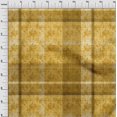 thumbnail image 4 of oneOone Polyester Spandex Dark Mustard Fabric Check & Sewing Material Print Fabric By The Yard 56 Inch Wide, 4 of 4
