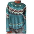 thumbnail image 1 of Kcodviy Chandails pour Femmes Hiver Automne Pulls pour Femmes Décontractés Amples à Manches Longues Chandails pour Femmes pour l'Automne et l'Hiver Hauts en Tricot, 1 of 9