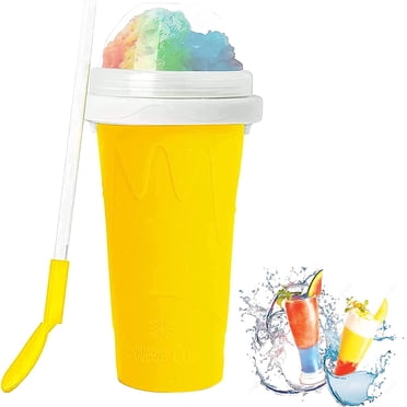Tasse pour Faire des Slushies, Tasse Magique Rapide pour Smoothies Glacés Tasse Rafraîchissante Tasse à Double Couche à Presser Tasse pour Faire des Slushy, hausgemachte Milchshake-Eismaschine zum Selbermachen Fur Kinder und Familie