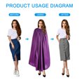 thumbnail image 3 of Unique Bargains Portable Dressing Room, 1.3Meters Length Instant Changing Tent for Beach, Purple, 3 of 6