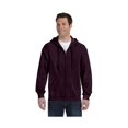 thumbnail image 1 of Gildan Men's Satin Label 1x1 Rib Zipper Pouch Pocket Hoodie, Style G18600, 1 of 1