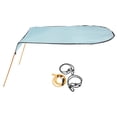 thumbnail image 2 of - Nouveau Auvent Simple pour kayak et Canot Auvent Auvent 125*110 cm 7, 2 of 10