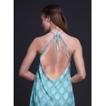 thumbnail image 2 of Bimba Bloc Été Vacances Fête Col Licou Tenue de Plage Femme Dos Nu Robe-Moyen, 2 of 6