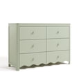 thumbnail image 1 of Storkcraft Casablanca Commode 6 tiroirs, Sauge, 1 of 10