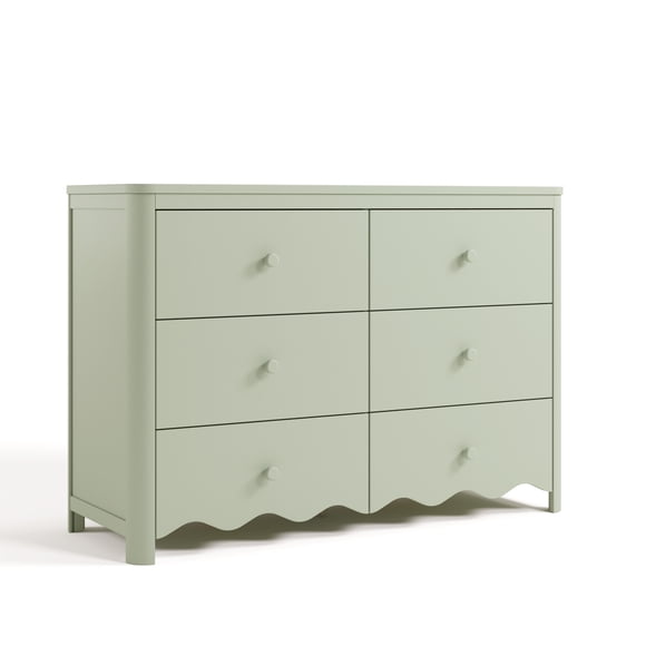 Storkcraft Casablanca Commode 6 tiroirs, Sauge